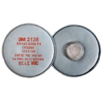 3M™ 2138 Filtry przeciwpyłowe P3 - kpl. 2 szt.